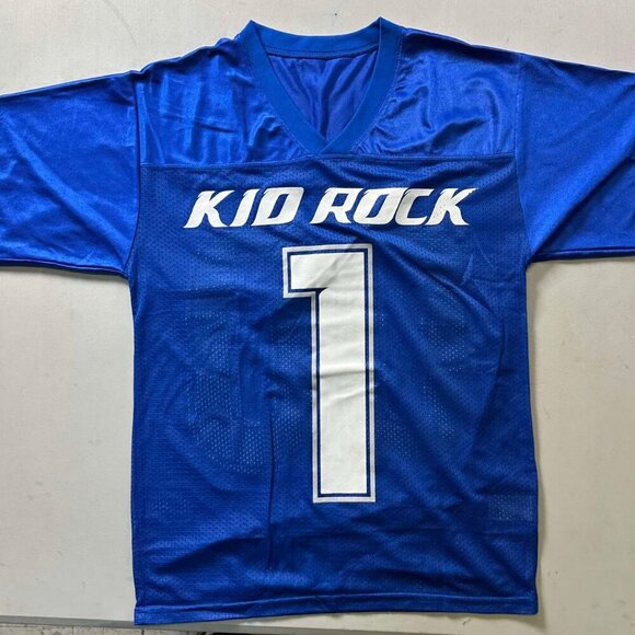 Kid Rock Other - Rare Kid Rock 1 Fs Given 00 Football Jersey Blue Size Small